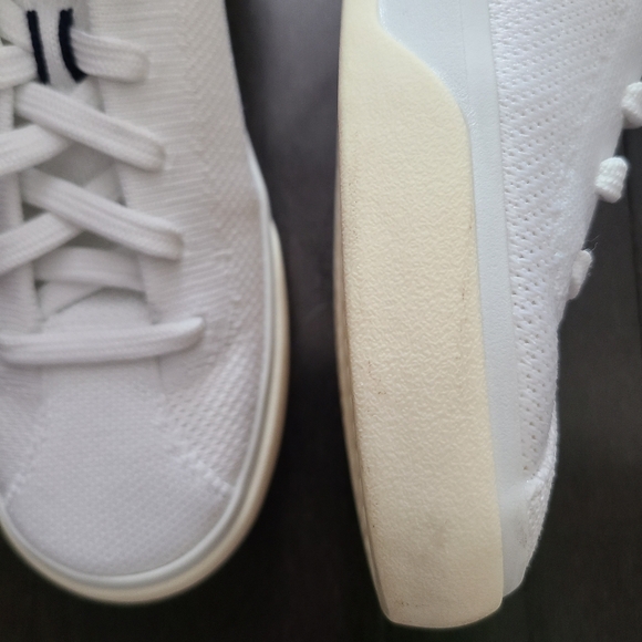 Rothy's White Lace Up Sneaker Women's Size 7.5 - Picture 12 of 16